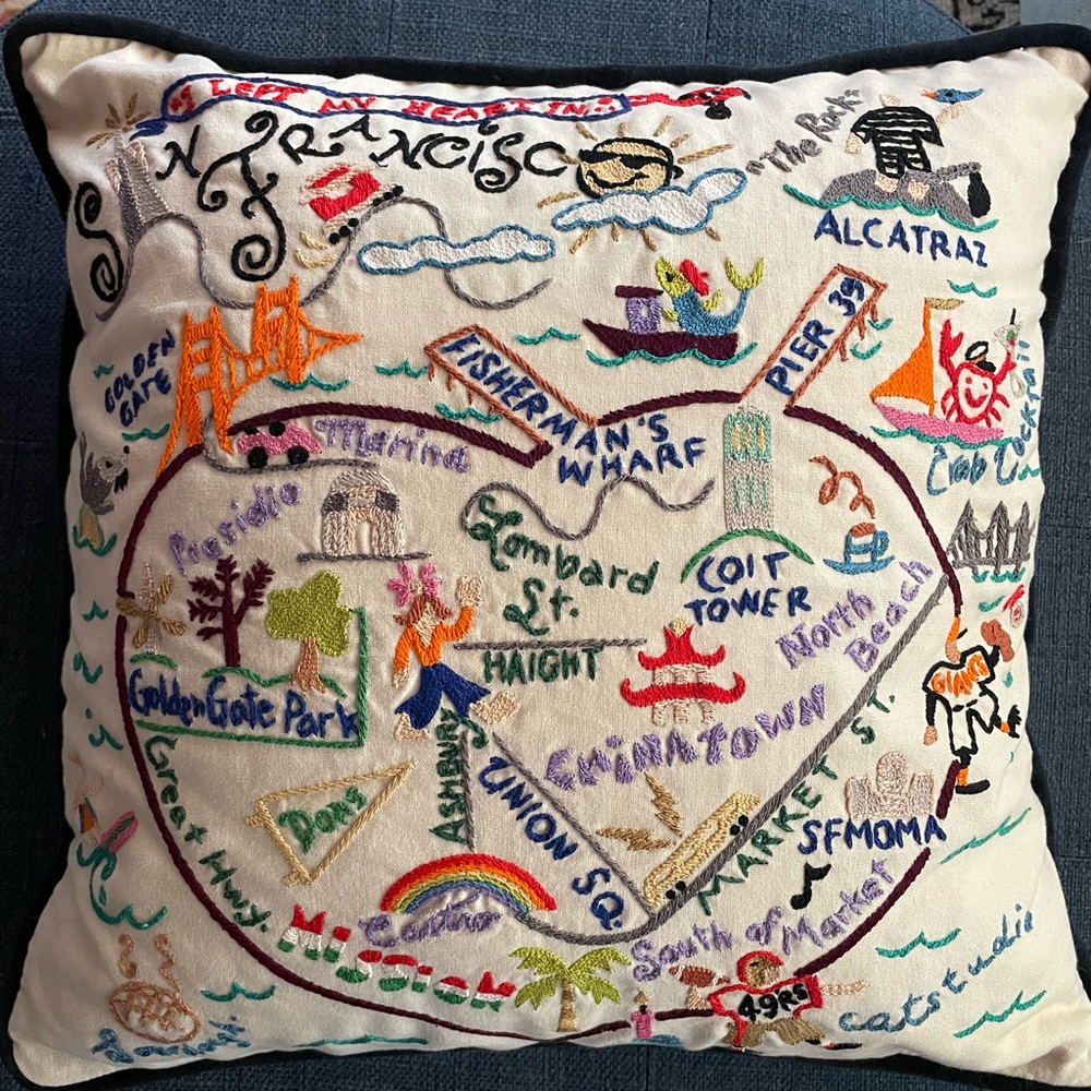 Cat Studio San Francisco pillow